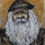 'Old Beggar' intaglio drypoint V.E. 1/30